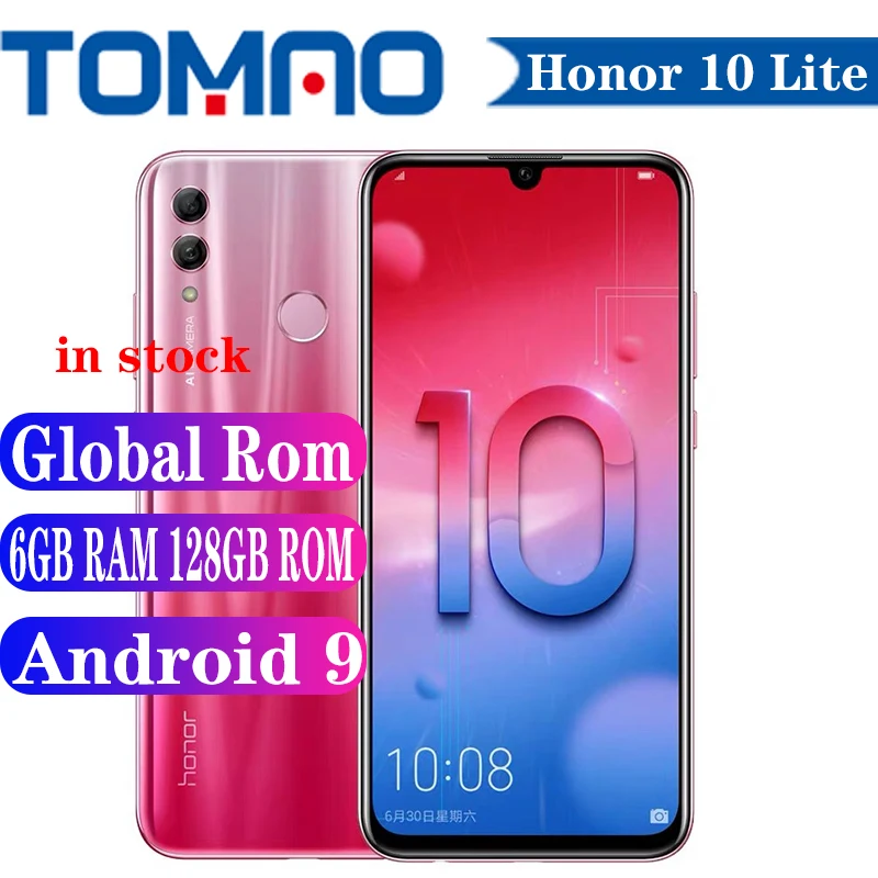 Оригинальный Honor 10 Lite мобильный телефон HiSilicon Kirin 710 Octa Core Android 9 0 6 21 &quotFHD 2340X1080 24 МП AI