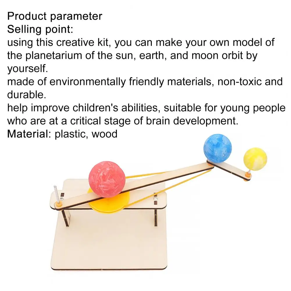 

Funny Planetarium Toy DIY Creative Design Plastic Kids Planetarium Model for Display Teaching aids for primary school students