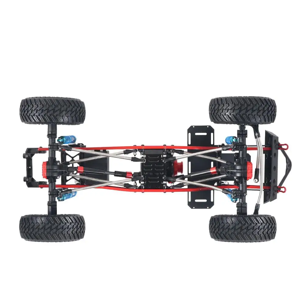 Leadingstar登山車フレームキットゲートブリッジ逆伝送ボックスフレーム313ホイールベースラック1 10 Scx10ためのrc車の部品 0 Off