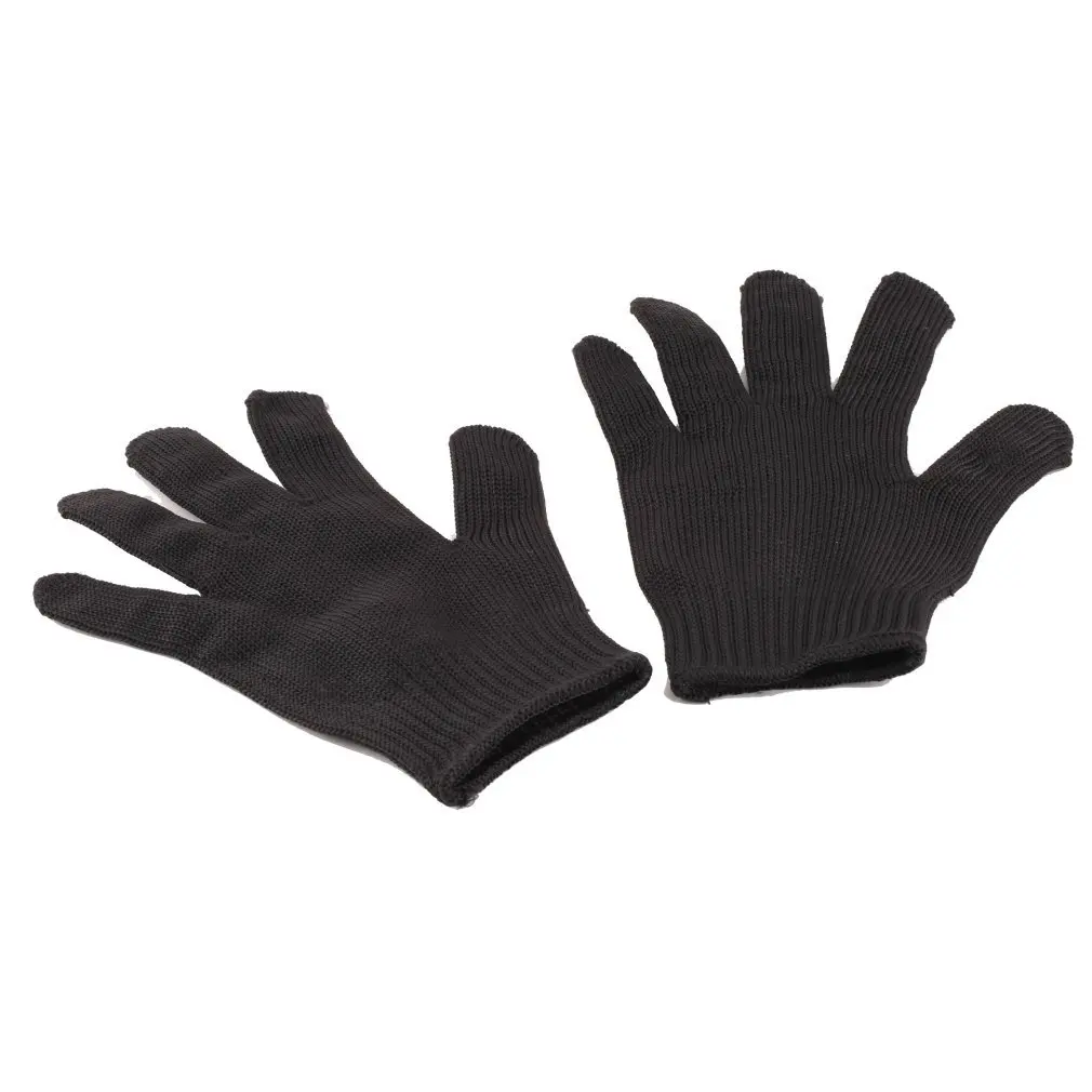 

1 Pair Men Steel Wire Fishing Fillet Gloves Cut Resistant Thread Weave Tool Gloves Fishing Fillet Filleting Protection Knife