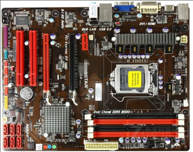 Материнская плата H55A + 1156-pin H55 поддерживает процессор и будет протестирована