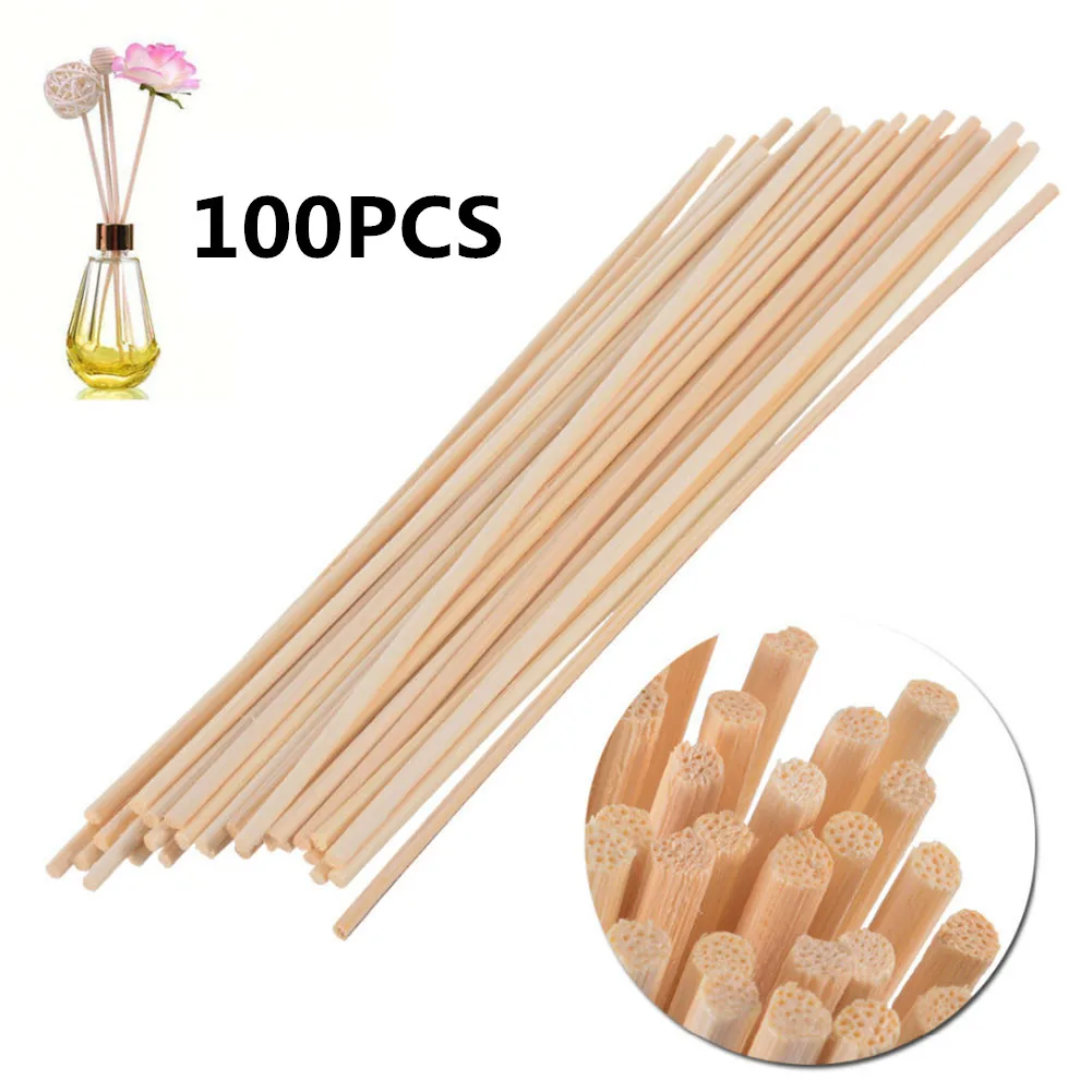 100pcs 90/100/120/200 шт Ротанговые бердовые палочки пористый ароматизатор диффузор эфирного масла диффузор палочки из ротанга для дома, ванной комнаты украшения - Цвет: 100pcs