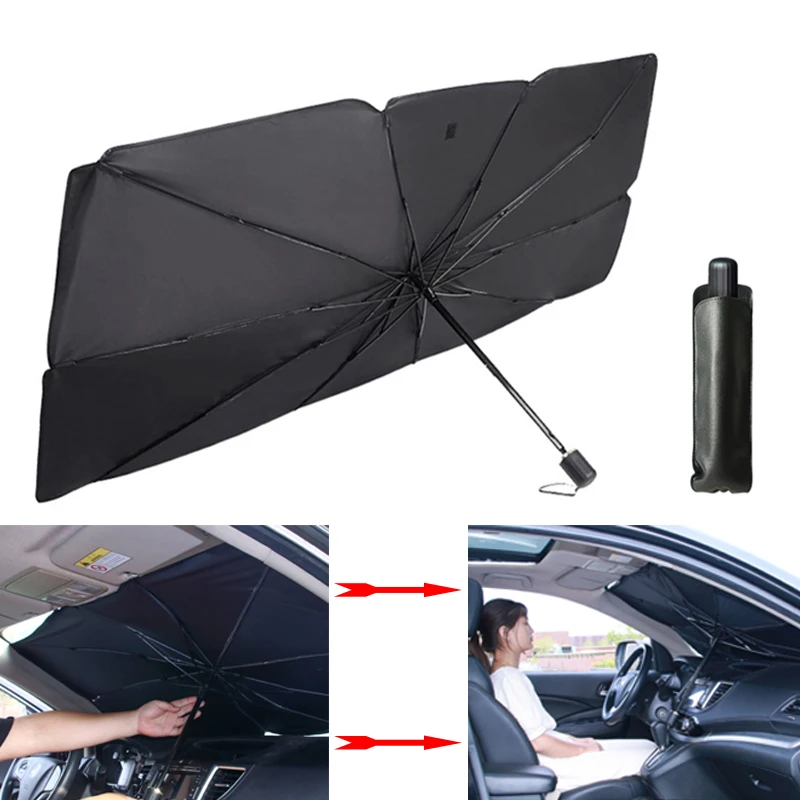 

Car Sunshade Umbrella SUV Windshield Cover Foldable Heat Insulation Sun Blind Auto UV Protection Accessories