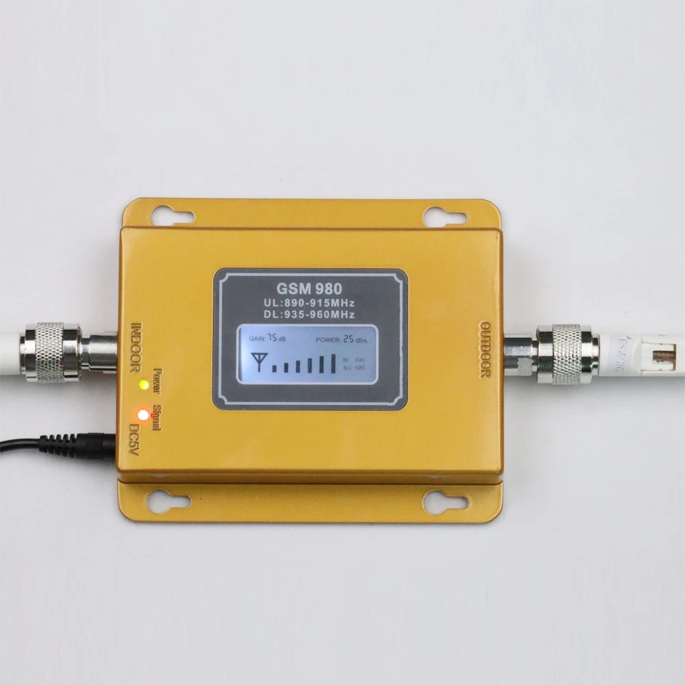 

ZQTMAX 75dbi gsm repeater 2g cell Phone Signal Booster 900 MHz band 8 hight power