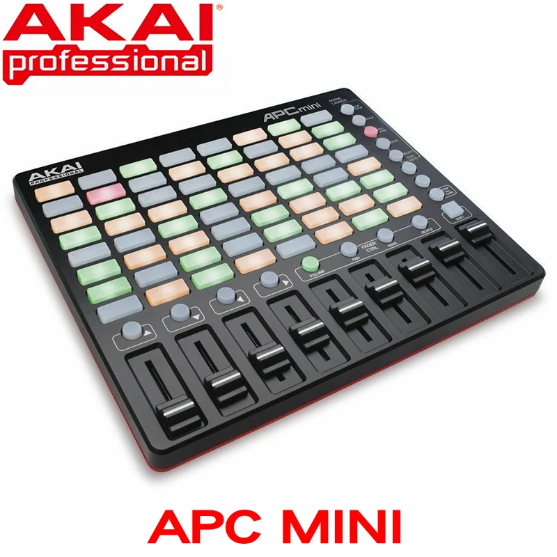 Akai Профессиональный APC Mini Compact Ableton live контроллер и Live загрузка в реальном времени