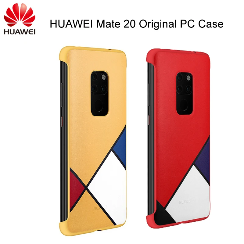 Оригинальный официальный пластиковый чехол для Huawei Mate 20 с абстрактной темой