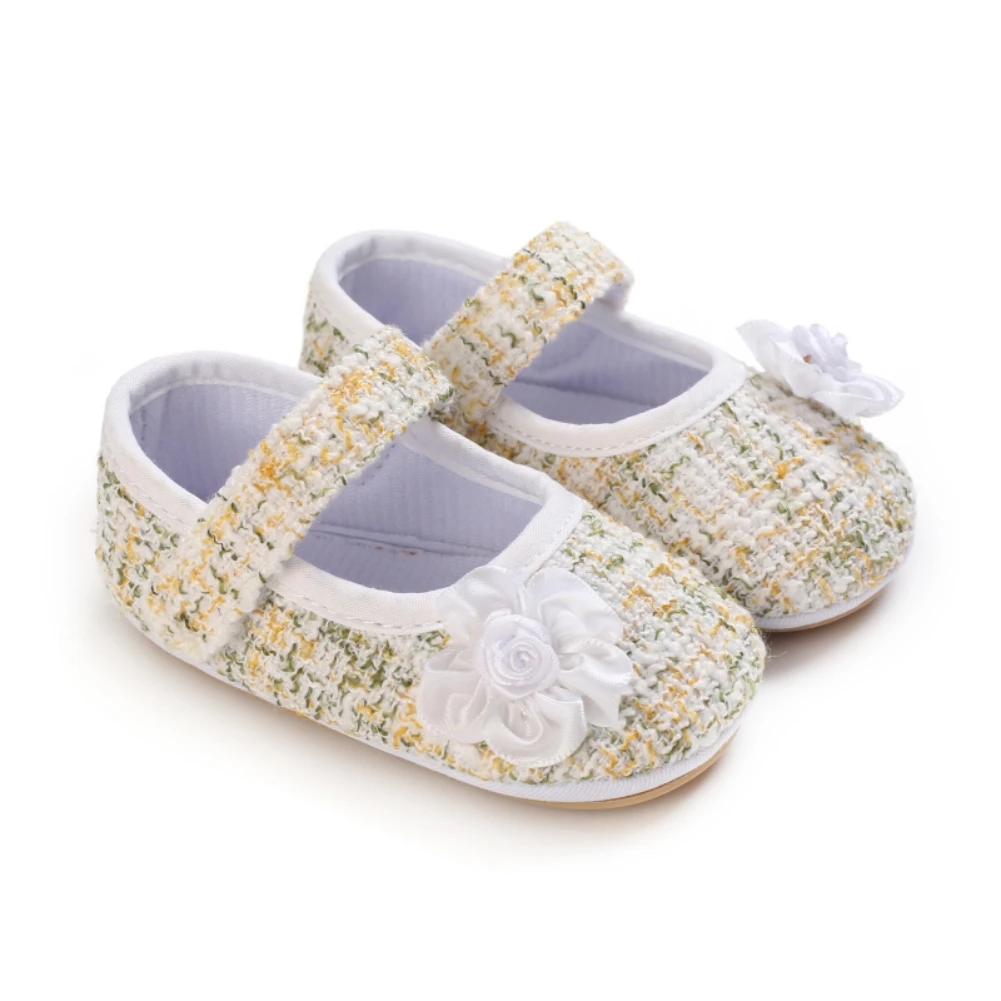 

Новое поступление, обувь для новорожденных девочек 0-36 м, обувь для малышей с мягкой подошвой, Туфли Мэри Джейн на плоской подошве с милым диз...