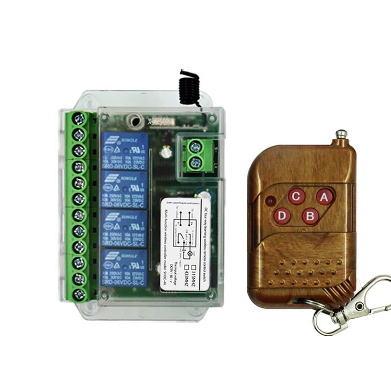 Универсальный пульт дистанционного управления 4 канала 12 В переключатель