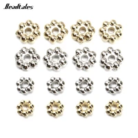 beadtales 500pcslot gold silver color ccb plastic beads daisy flower spacer beads for diy jewelry findings making accessories