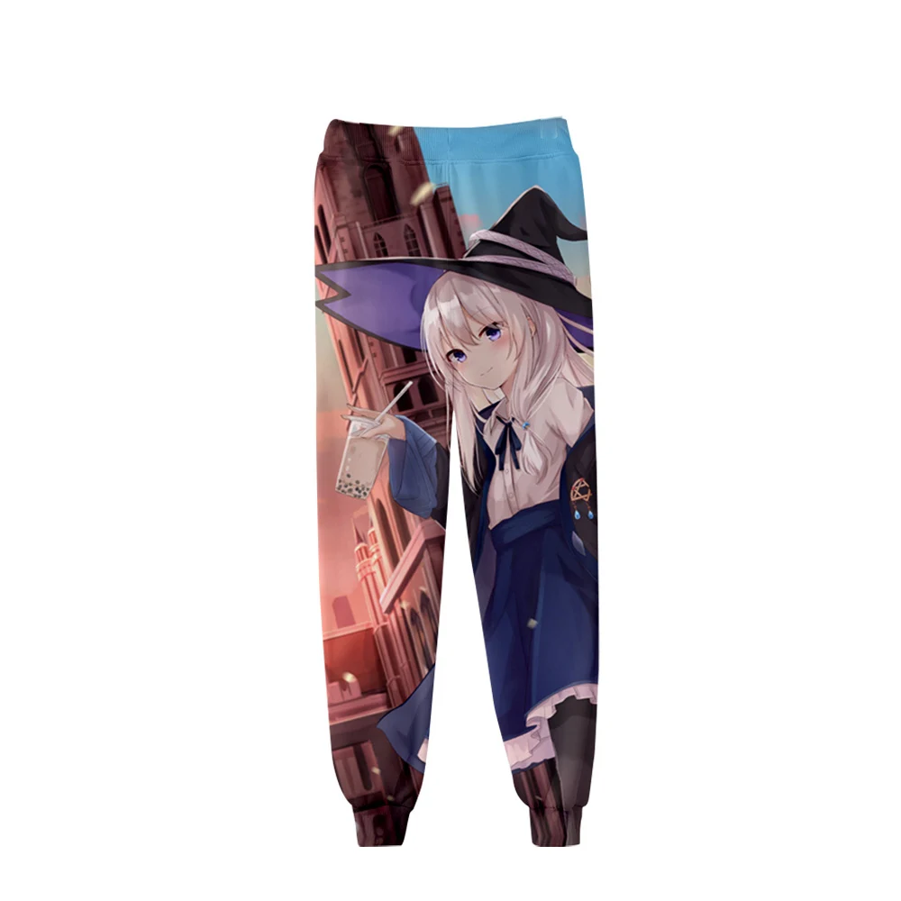 

Брюки для бега The Journey of Elaina манга 3D, Новое поступление 2021, уличная одежда, спортивные стильные спортивные брюки