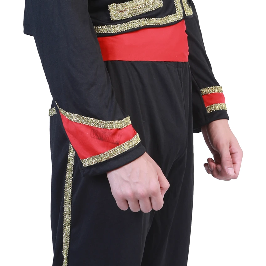 Мужской карнавальный костюм на Хэллоуин Мексиканский для косплея кепка + куртка