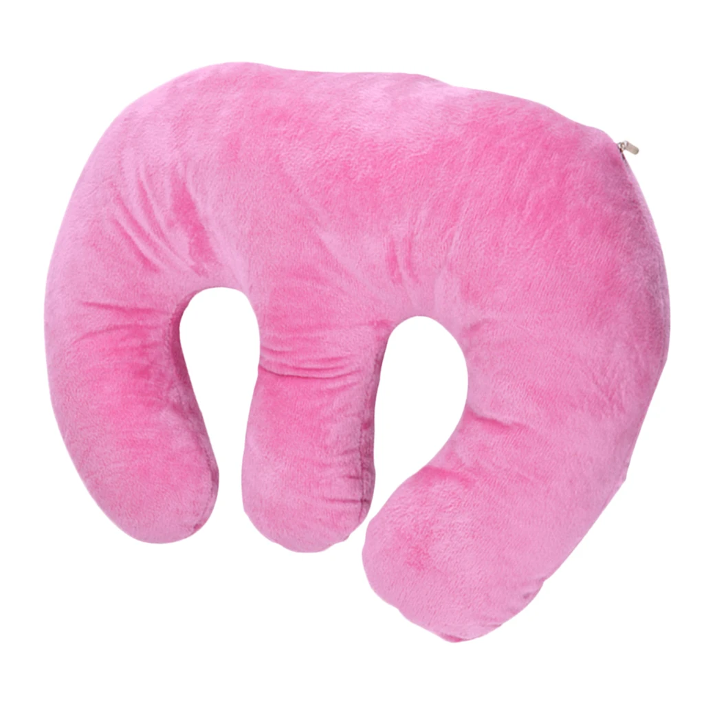 Pink Soft Chest Pillow Cushion Pad Wrinkle Prevention SPA Massage Breast Support Protect For Beauty Salon Relax |