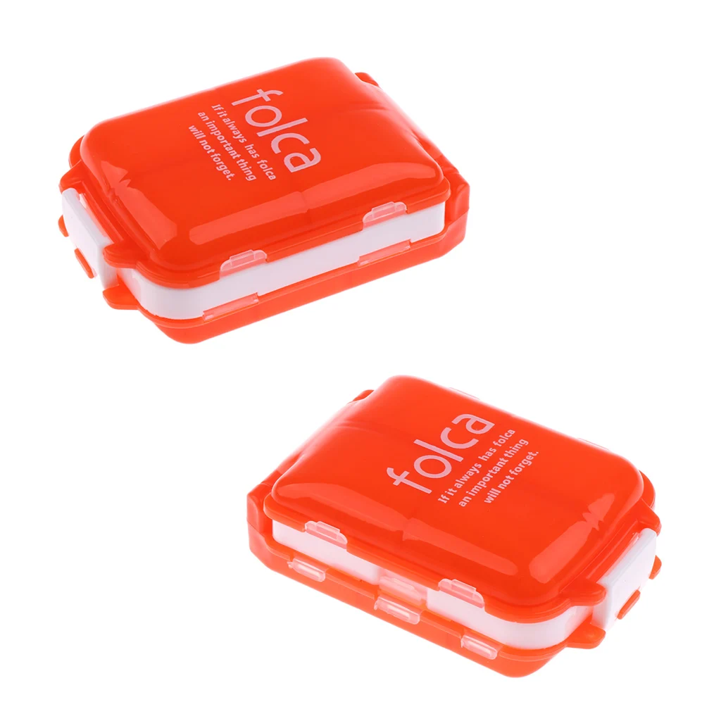 2 шт. 8 слотов портативный держатель для планшета Органайзер Чехол Коробка