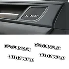 4 шт., декоративная Эмблема для автомобиля Mitsubishi Outlander 2013-2019