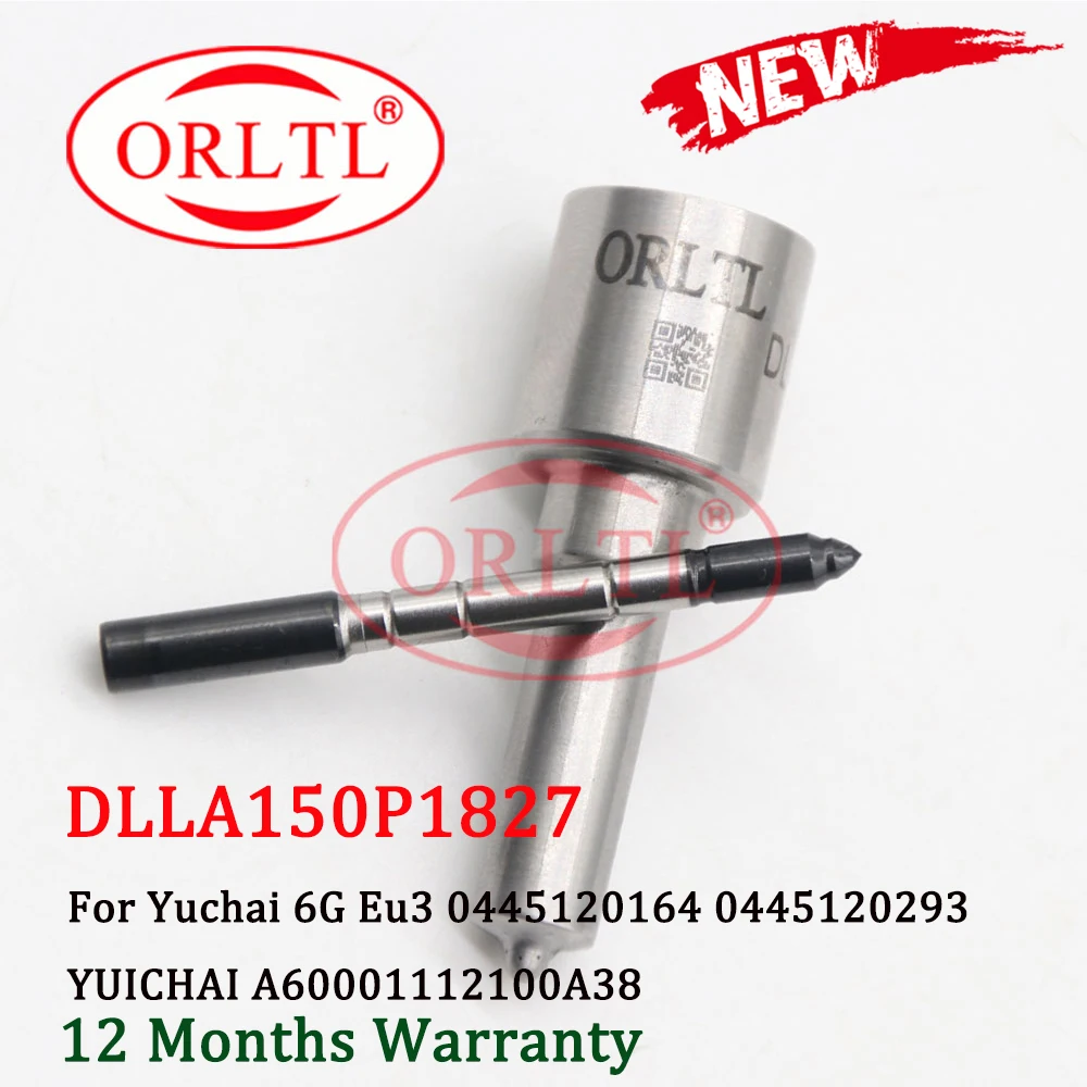 

ORLTL Injection Nozzle DLLA150P1827 (0 433 172 115), Injector Nozzle DLLA 150 P1827, DLLA 150P 1827 For Yuchai 6G Eu3 0445120164