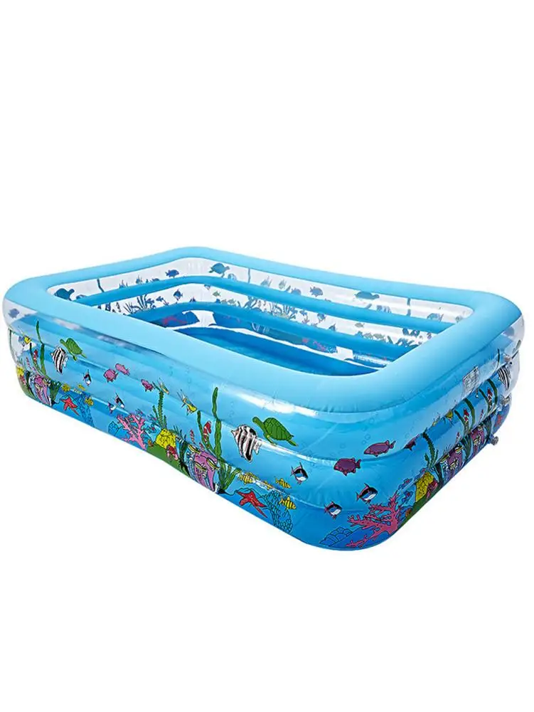 

Inflatable Swimming Pool High Quality Anti-leak Comfortable Wear-resistant Foldable Large Size Swimming Pool For Summer Newest
