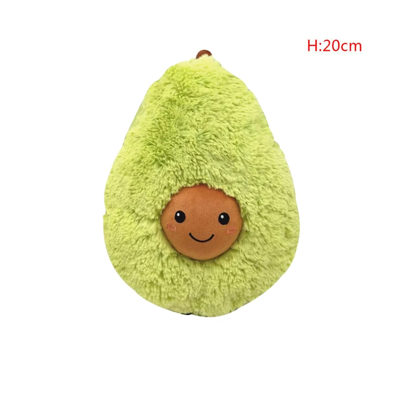 20X25cm Детская кукла, игрушка 20 см, мягкая плюшевая игрушка для детей, милая авокадо, подушка, игрушка, фрукты, мягкие куклы, подушка, подарок - Цвет: 20X25cm