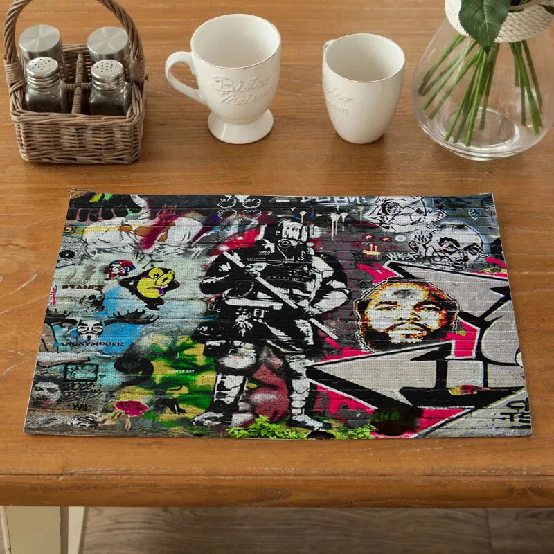 SEAAN подставки для напитков с абстрактным рисунком многоразовые коврики