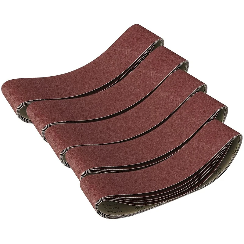 

6Pcs Sanding Belts for Grinding Polishing 915X100mm Mix 80,120,180,240,320,400Grit Sanding Belt Abrasive Tools