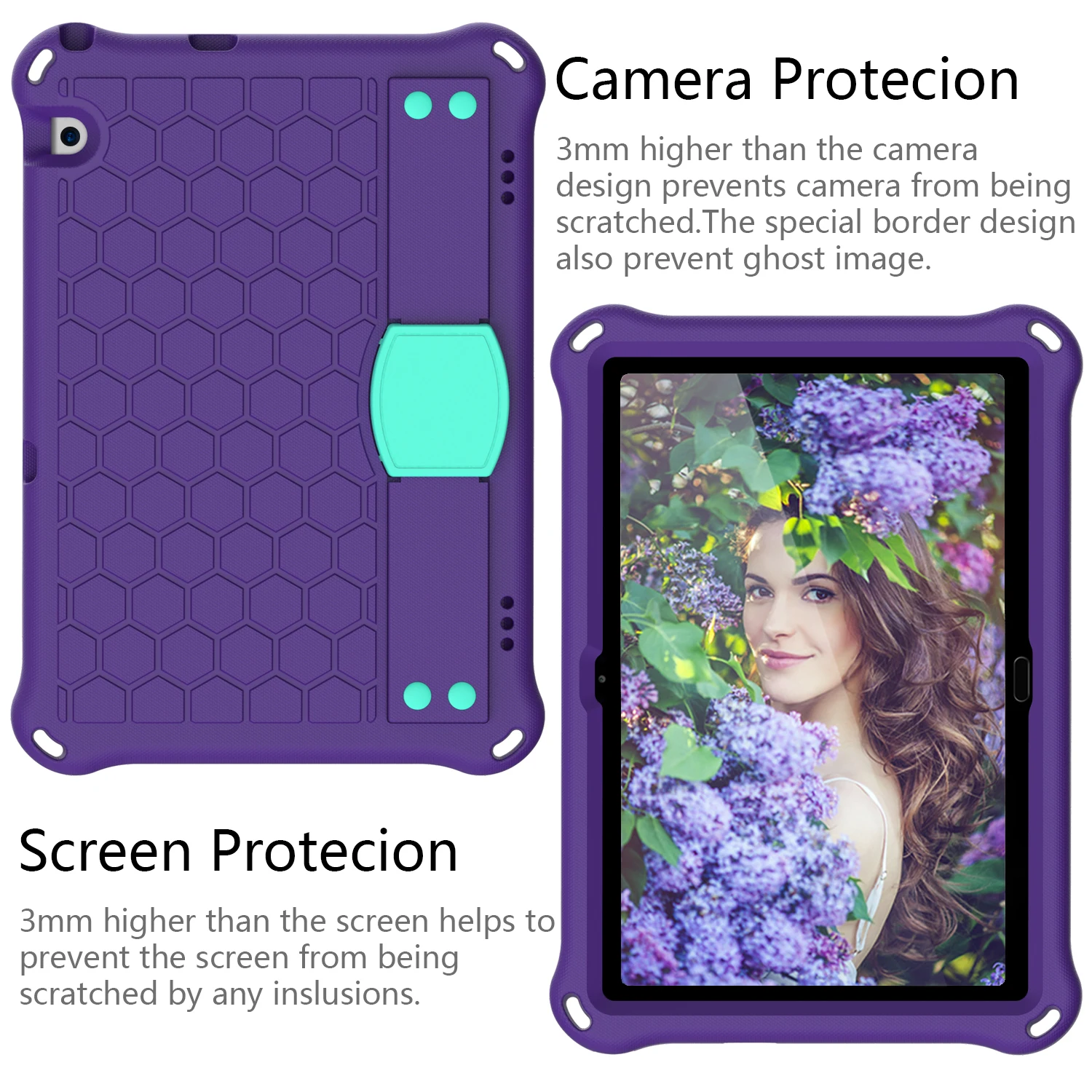 non toxic kids safe shockproof honeycomb eva stand cover case for huawei mediapad t5 10 ags2 w09 ags2 w19 ags2 l09 10 1 tablet free global shipping