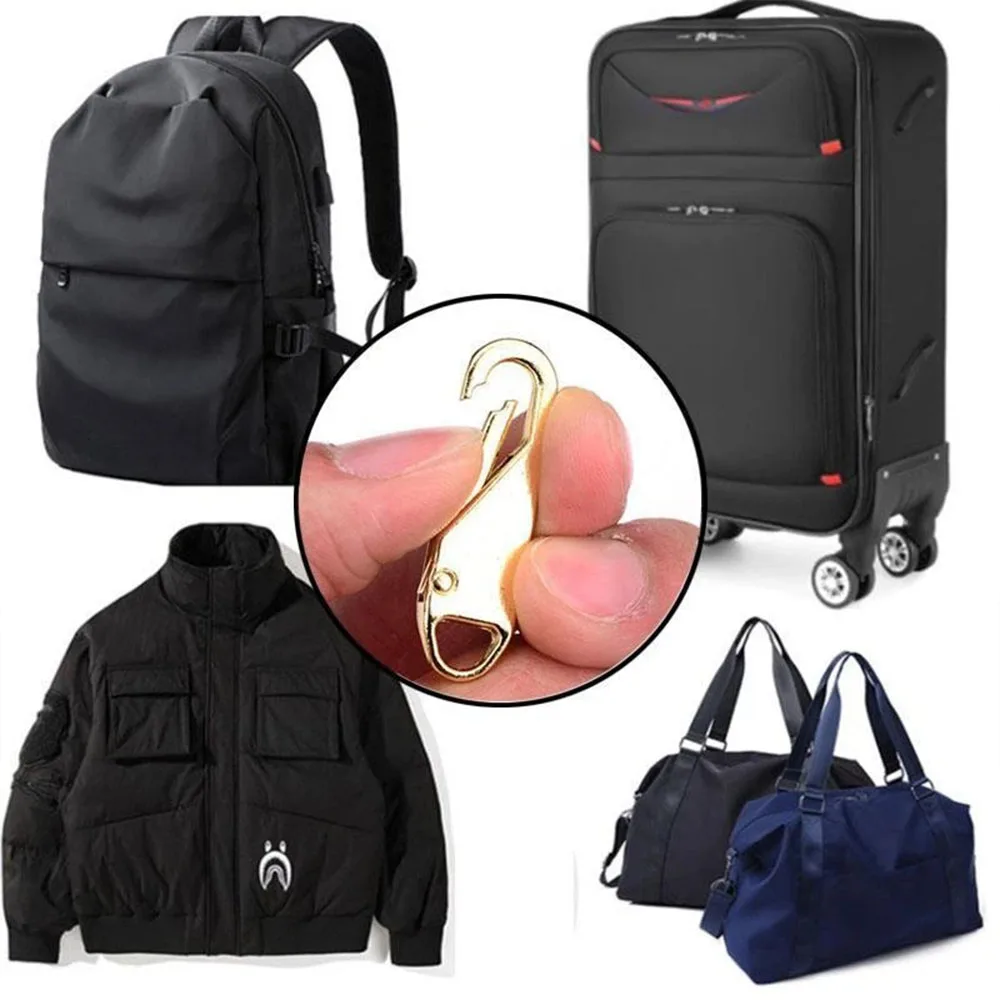 Universal Detachable Zipper Puller 4/8pcs Metal Zipper Repair Kit for  Coat Bag General EF