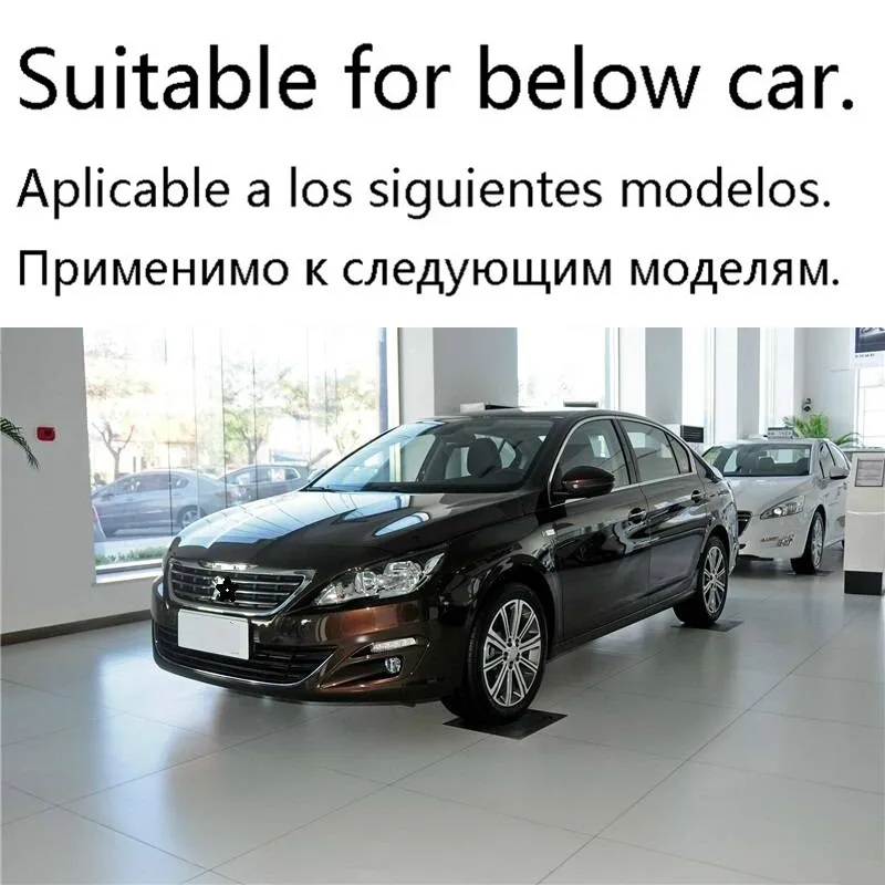 Автомобильный Кондиционер 14 15 для Peugeot 408 модифицированный хром Стайлинг