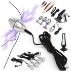 Анальная пробка с электрическим током, электронная стимуляция, вагинальный шар, массаж простаты, анальный фаллоимитатор, расширитель, медицинская тематика, секс-шоп для пар