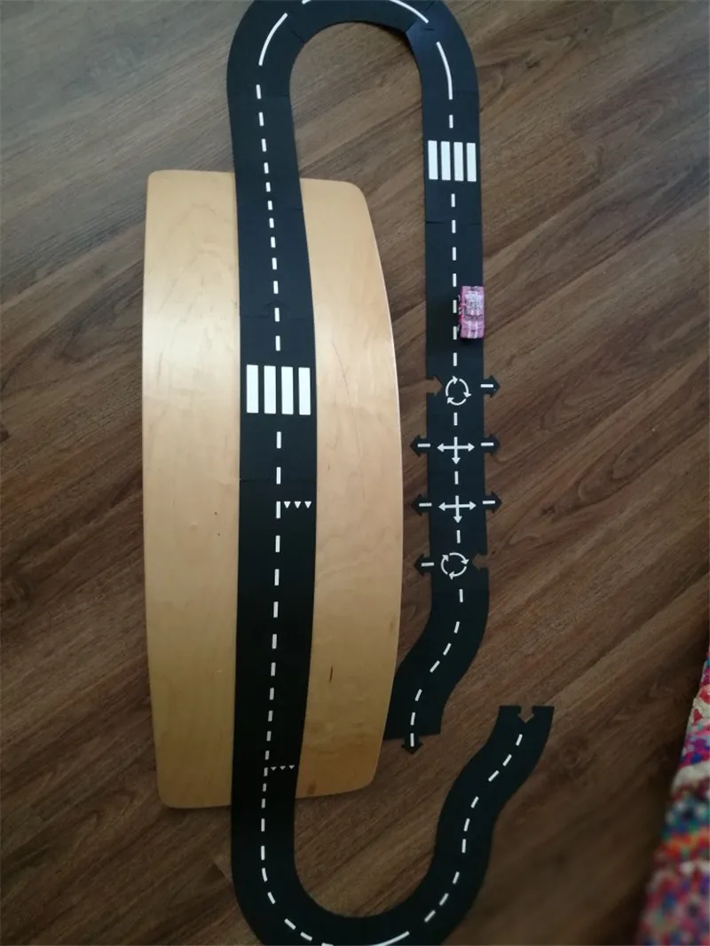 DIY PVC Puzzles Track Play Set Road Car Track Baby Puzzle Game Mat Floor Carpet Educational Learning Toys Nordic Kids Room Decor