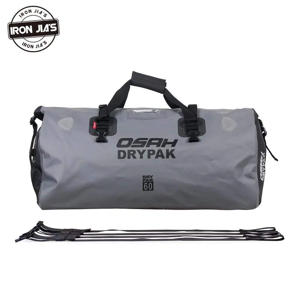 Motorcycle Saddle Bags Waterproof Tail Back Seat 60L Travel Bag Motorbike Scooter Luggage Rear Pack 40L 25L Tank |