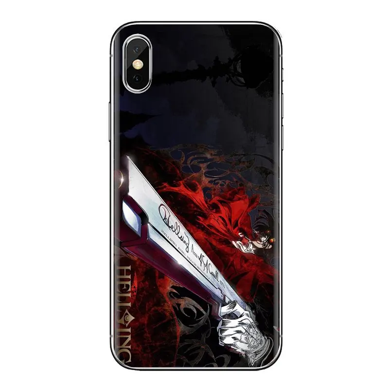 Horror Anime Hellsing Alucard Fan art Soft Shell Cases For Samsung Galaxy S3 S4 S5 Mini S6 S7 Edge S8 S9 S10 Plus Note 3 4 5 8 9 |