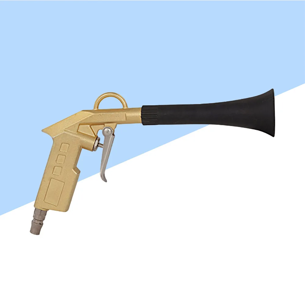 

Pneumatic Tornado Interior Cleaning with Brush Cleaning Brush High Efficiency Horn Dry Cleaning Gun