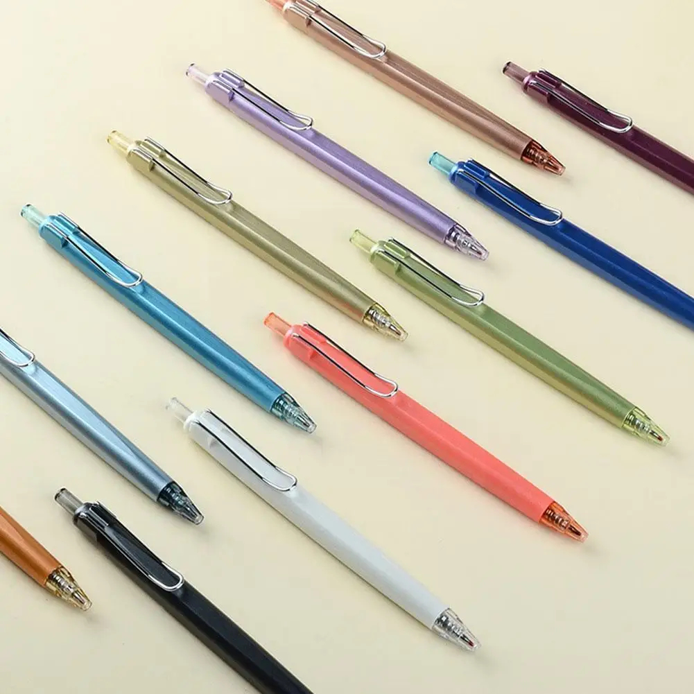 

Office Black Water Pen Press Gel Pen, Signature Pen Clip Pen, Supplies Metal Gel Pen, For School Gel Suitable Office J2S0