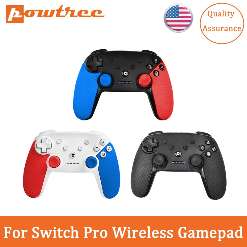 

Powtree Wireless Gamepad For Switch Pro Remote Controller Joystick For Nintendo Console Game Pad