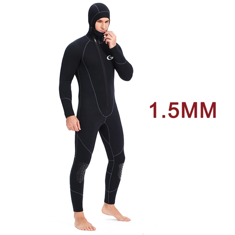 

Full-body Men 1.5mm Neoprene Wetsuit Surfing Swimming Diving Suit Triathlon Wetsuit Underwater Hunting Surfing Swimsuit