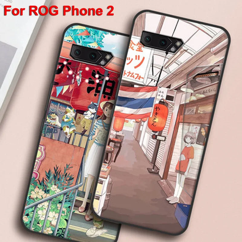 Чехол бампер для ASUS ROG Phone 2 II чехол ZS660KL I001DA мягкий силиконовый из ТПУ телефона Phone2