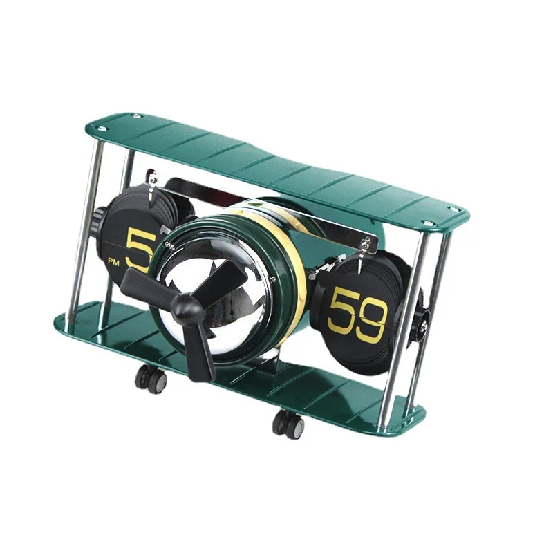 Креативные самолеты часы-раскладушки простые домашние ретро-часы модель