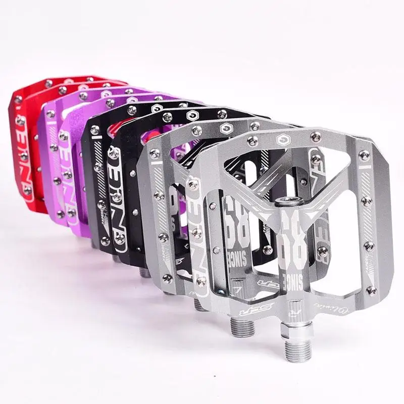 

Ultralight bicycle pedal all CNC mtb DH XC mountain bike pedal L7U Material +DU Bearing Aluminum Pedals