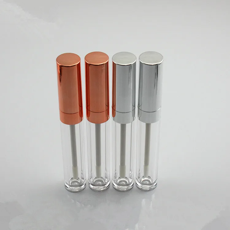 6 мл красивая розовая золотая серебряная пустая помада контейнер для блеска губ