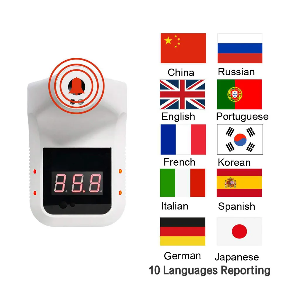 Настенный Бесконтактный инфракрасный термометр 2020 K3 цифровой для измерения