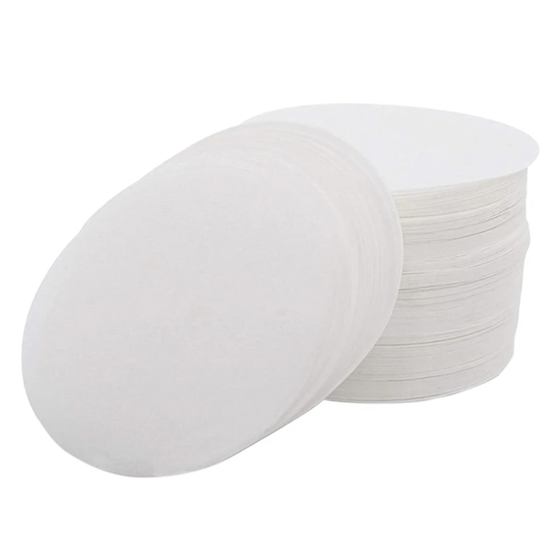 

500PCS Round Coffee Filter Paper for Espresso Coffee Maker V60 Dripper Coffee Filters Tools Moka Pot Paper Filter, 60mm