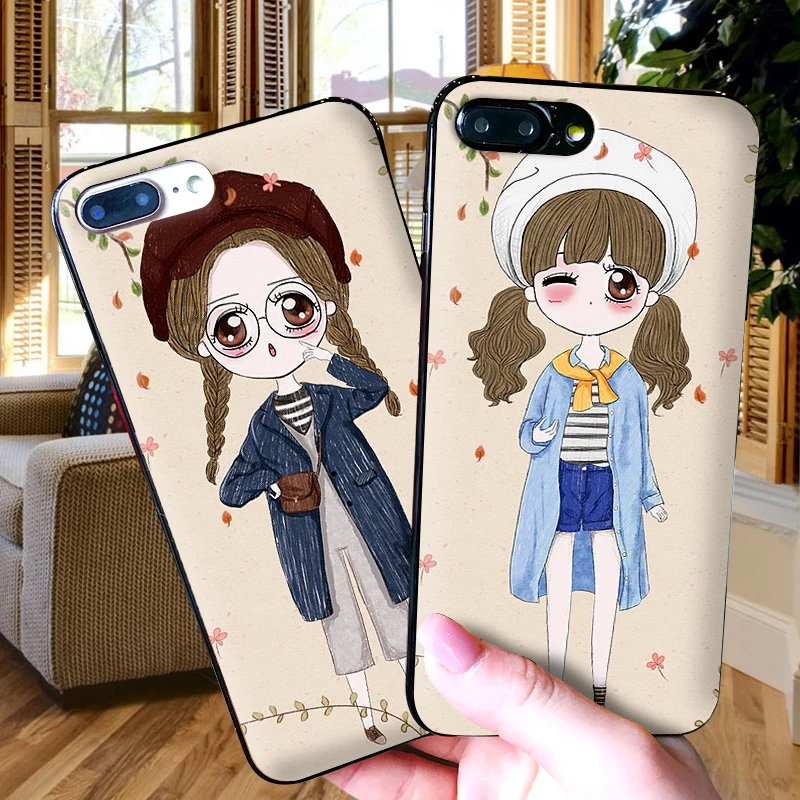 Для Xiaomi Redmi 7 Note 4X 5A 16G 32G GO 7A K20 5 6 8 Pro задняя крышка телефона подарок Модная девушка |
