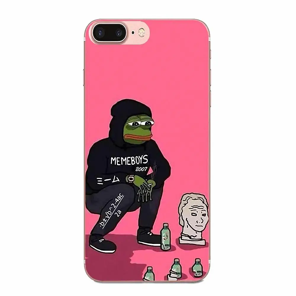 Интернет-мемы Smug лягушка Pepe для Samsung Galaxy Note 8 9 10 Pro S4 S5 S6 S7 S8 S9 S10 S11 S11E S20 Edge Plus Ultra TPU