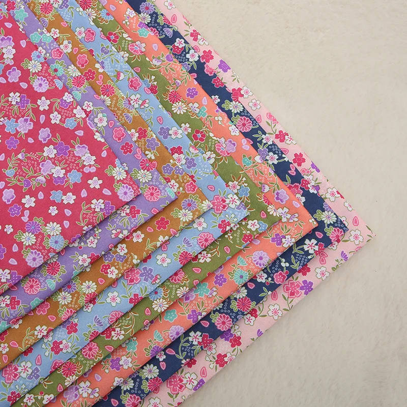 

Printed Twill Cotton Flower Fabrics for Sewing Dress Baby Crib Bed Sheet Blankets Cushion DIY Cloth Fabric By Meter 100*150cm