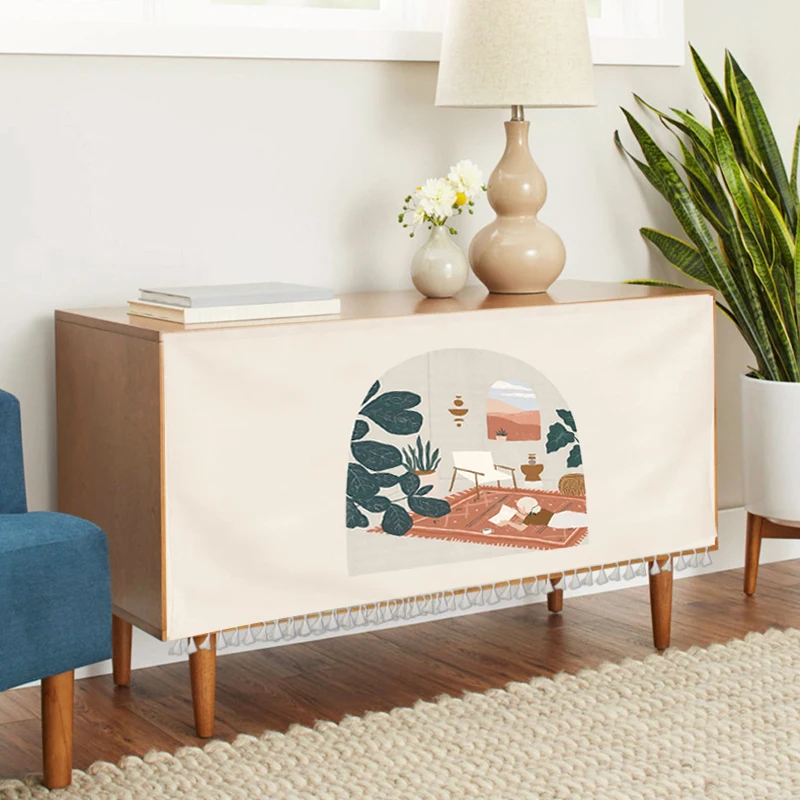 Короткая занавеска для шкафа полузанавеска с декоративной перегородкой кафе