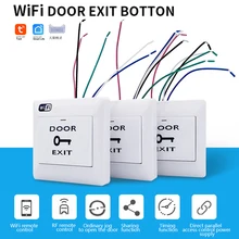 WIFI Smart Door Access Control System Switch Tuya Smart Life App Wireless Remote Control Support Button Manual Switch Modules