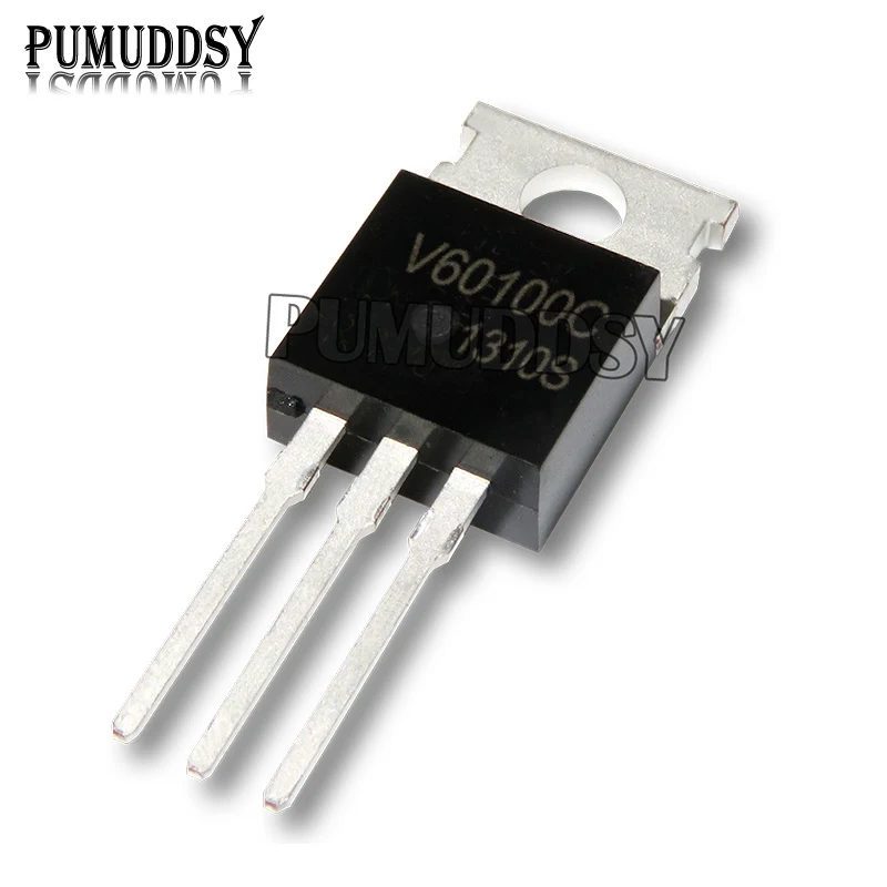 

5PCS V60100C TO-220 Packaged Schottky Diode Common Cathode