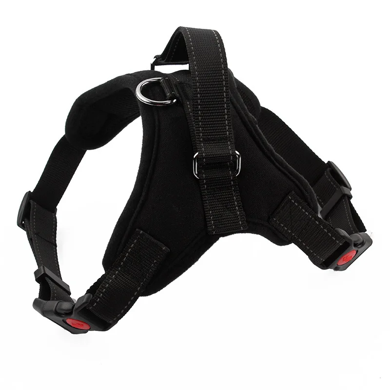 

Dog Harness Solid Adjustable Reflective Vest For Small Large Dog Pet Walking Training Accessories