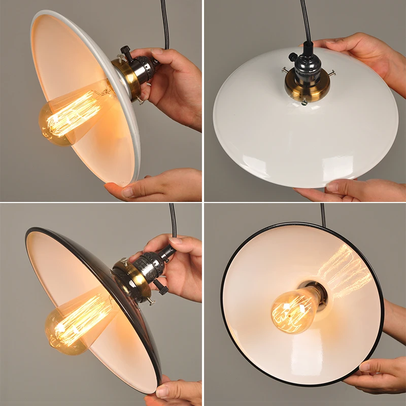 Винтажный светодиодный подвесной светильник s промышленный кухонная Подвесная