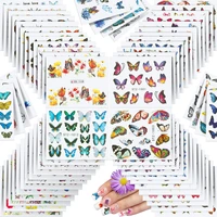 30 sheets nail art stickers decals water transfer decals for women nail art design sticker manicure tips wraps decorations kit