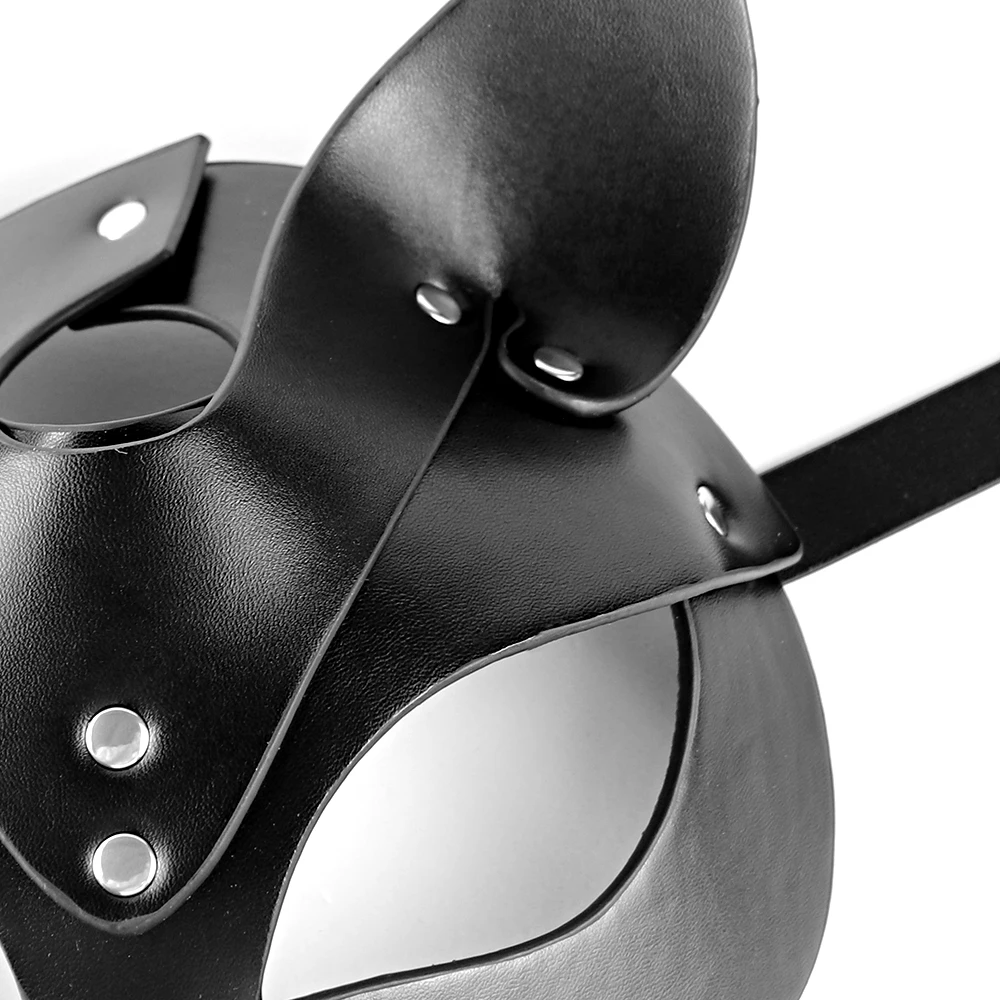 Пикантные Для женщин Эротические БДСМ Кролик маска кошачьими ушками Хэллоуин